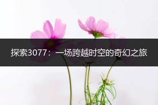 探索3077：一场跨越时空的奇幻之旅
