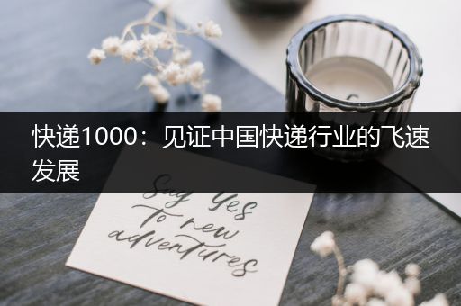快递1000：见证中国快递行业的飞速发展