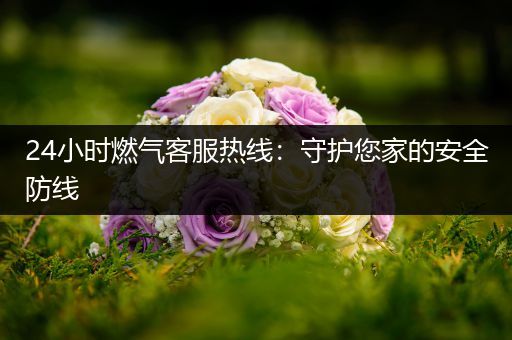 24小时燃气客服热线：守护您家的安全防线